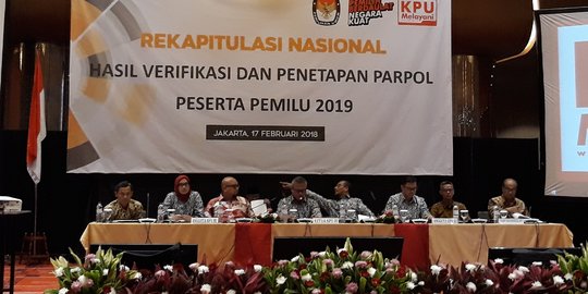 Ini daftar 14 partai politik lolos Pemilu 2019  merdeka.com