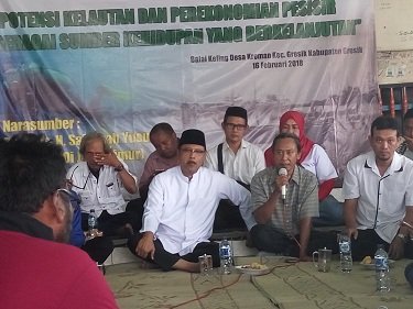 gus ipul di kampung nelayan gresik