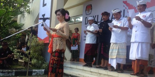 Deklarasi damai Pilgub Bali, dua pasang calon sepakat jaga kerukunan