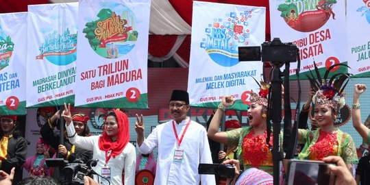 Kampanye damai, Gus Ipul-Puti ingatkan semangat sumpah palapa & gotong royong