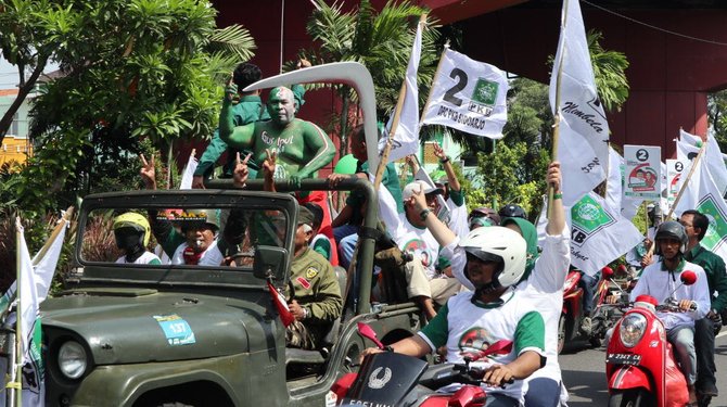 gus ipul puti guntur di acara deklarasi damai