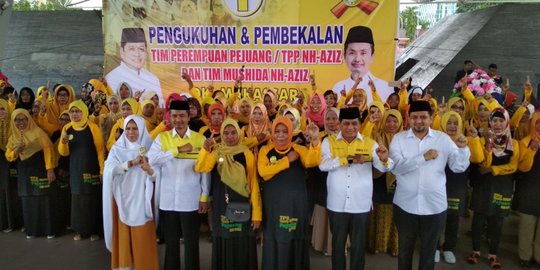 Tim Perempuan Pejuang Bergerak siap menangkan NH-Aziz di Makassar