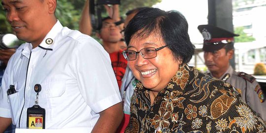 Sambangi KPK, Menteri Siti Nurbaya konsultasi soal Papua