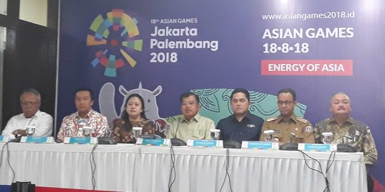 Wapres JK optimis persiapan Asian Games 2018 selesai tepat waktu