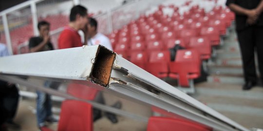 Panitia Piala Presiden kumpulkan bukti suporter yang rusak GBK