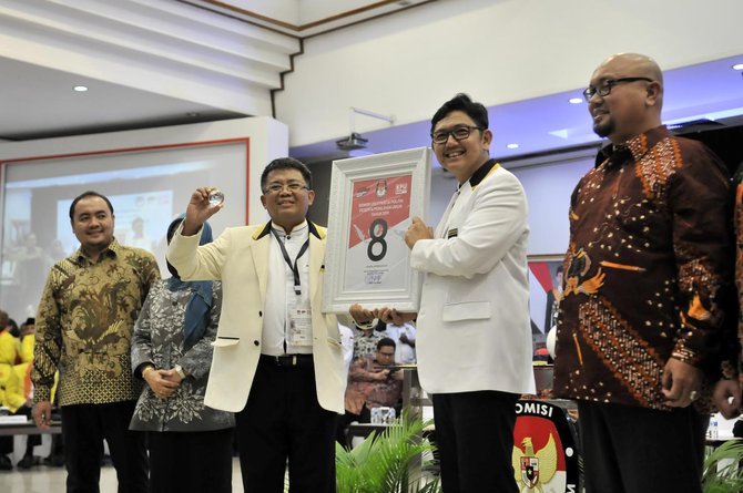 pengundian nomor urut parpol peserta pemilu 2019