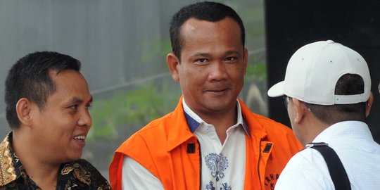 Jadi saksi Mustafa, begini ekspresi Wakil Ketua DPRD Lampung Tengah