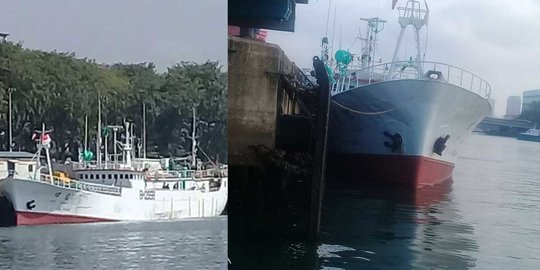 9 Truk angkut muatan dari kapal Win Long, tim gabungan belum temukan sabu