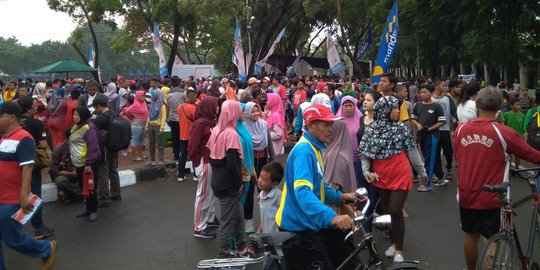 Petugas rekayasa lalu lintas selama Festival Danau Sunter, ini rutenya