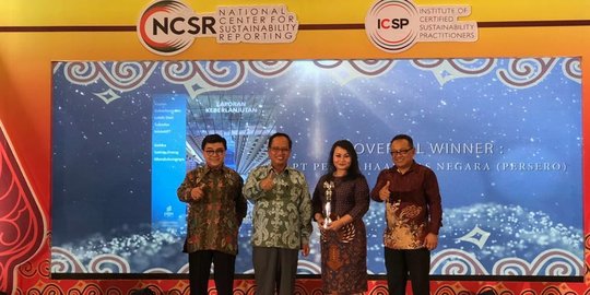 PGN sabet gelar juara umum Sustainability Reporting 2017 Dari NCSR