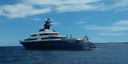 Kapal pesiar mewah yang disita FBI dan Bareskrim seharga Rp 3,5 T