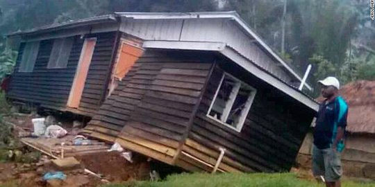 Gempa 7,5 SR guncang Papua Nugini, 20 orang tewas