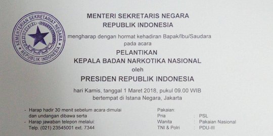 Besok, Jokowi lantik Irjen Heru Winarko jadi Kepala BNN