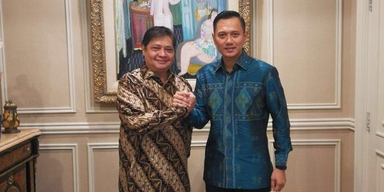 Undang rapimnas Demokrat, Agus Yudhoyono temui Ketum Golkar