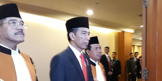 Jokowi klaim rasa keadilan masyarakat terus membaik