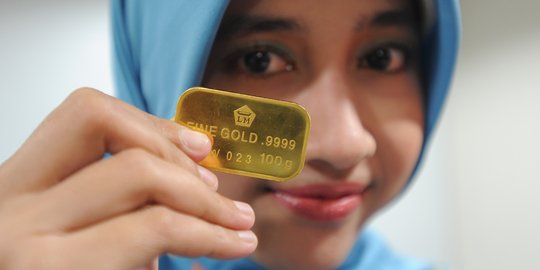 Jelang akhir pekan, harga emas naik Rp 3.000 menjadi Rp 643.000 per gram