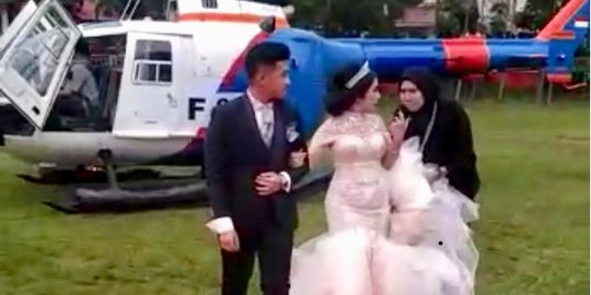 Cerita polisi akhirnya akui helikopter dipakai buat pernikahan di Sumut