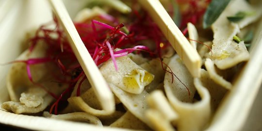 Mencicipi mie serangga yang kaya protein