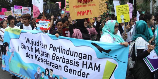 Aksi Women's March serukan penghapusan kekerasan dan diskriminasi