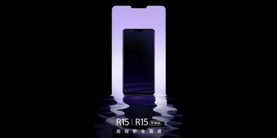 Oppo rilis teaser untuk R15 dan R1 Plus, desainnya mirip iPhone X