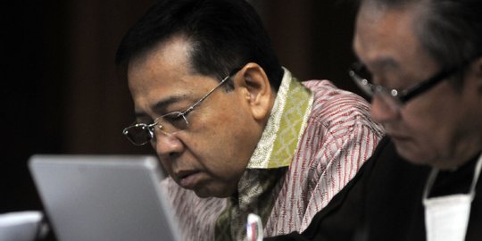 Kala Setya Novanto tertidur dalam sidang