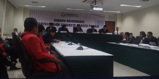 Bawaslu tolak gugatan Partai Rakyat, Idaman dan Parsindo