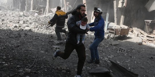 Setelah Aleppo, Ghouta Timur jadi ajang perang propaganda baru di Suriah