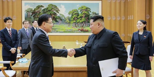 Kim Jong Un lakukan pertemuan dengan delegasi Korsel di Pyongyang