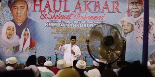 Hadiri Haul Akbar PP Gengggong, Gus Ipul ajak warga jaga keutuhan Jawa Timur