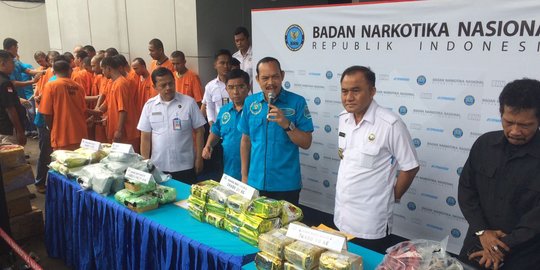 53 Kg sabu & 70.000 butir ekstasi disita BNN sepanjang Februari 2018