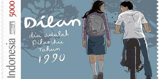 PT Pos Indonesia Rilis perangko DILAN 1990, kaum milenial langsung menyerbu