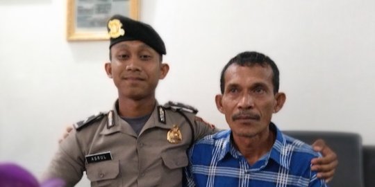 Perihnya hidup Bripda Asrul, jadi kuli bangunan dan makan nasi berkutu