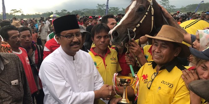 Gus Ipul sinergikan lomba pacuan kuda dengan program Seribu Dewi