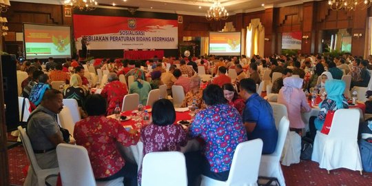 Ditjen Polpum Kemendagri gelar sosialisasi kebijakan peraturan soal Ormas