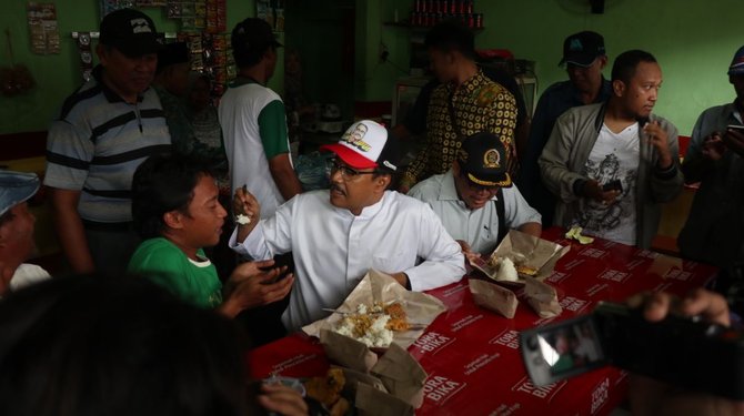 gus ipul di pasar benowo