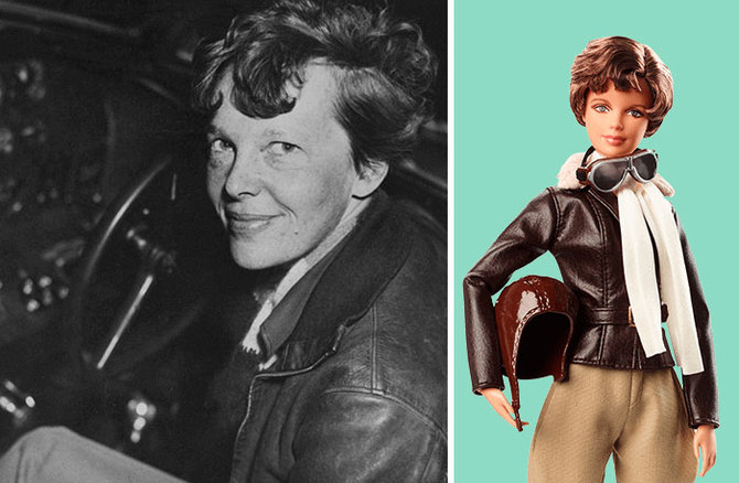 amelia earhart barbie