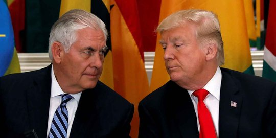 3 Perbedaan pola pikir Trump dan Tillerson yang berujung pemecatan