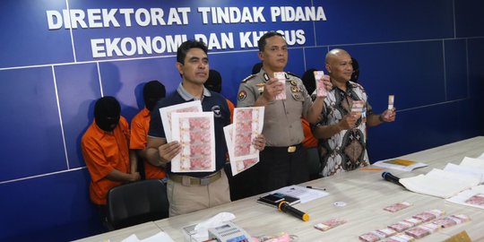 Bareskrim tangkap sindikat pembuat dan pengedar uang palsu