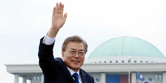 Begini cara Presiden Korsel mempertemukan Korut dengan AS
