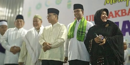 Ketua MPR perkenalkan Anies di depan jemaah: Gubernurnya Indonesia ini