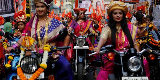 Begini cara wanita India rayakan Gudi Padwa