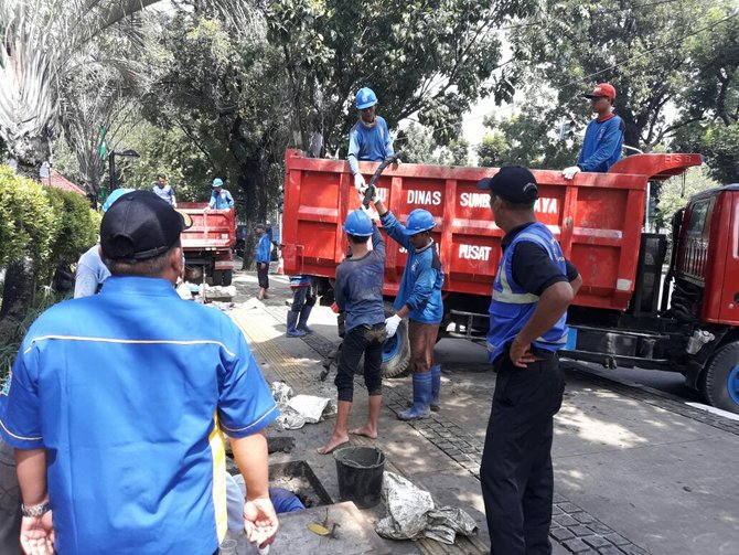 gulungan kabel kembali ditemukan di gorong gorong