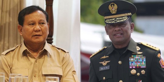 Prabowo sering bertemu Jenderal Gatot Nurmantyo