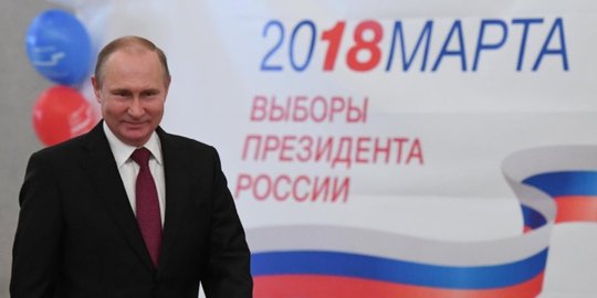 Putin kembali menang pemilu Rusia, berkuasa lagi enam tahun ke depan