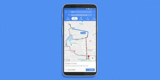 Google Maps bisa arahkan pengguna tak melewati Car Free Day
