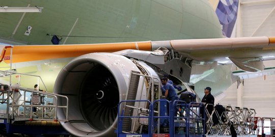 Melihat perakitan pesawat terbesar di dunia milik Airbus