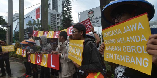 YLBHI heran Jokowi hanya diam atas semua pelanggaran menohok di Pabrik Semen Kendeng