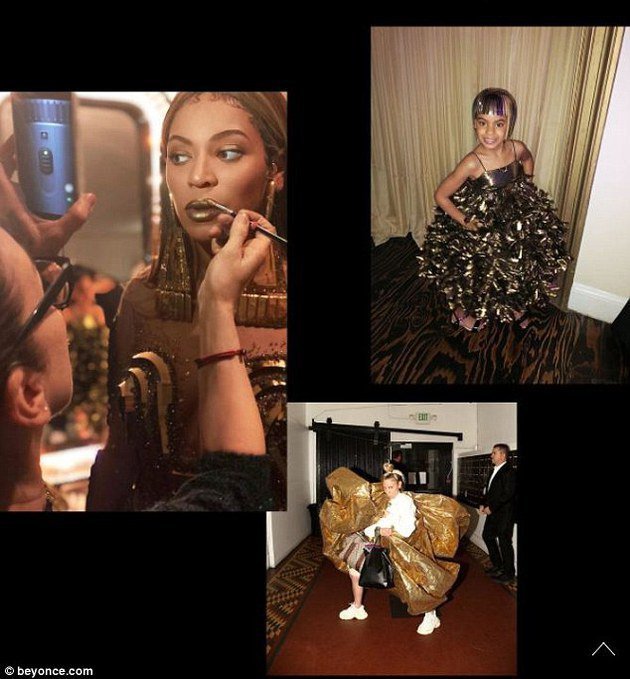 penampilan beyonce dan blue ivy