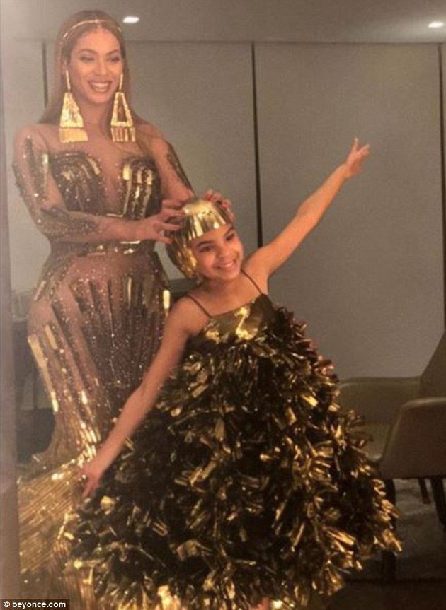 penampilan beyonce dan blue ivy