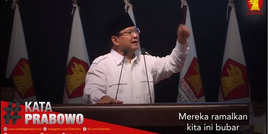 Waketum Gerindra soal pidato Prabowo: Beliau ingin negara ini lebih maju & berdaulat